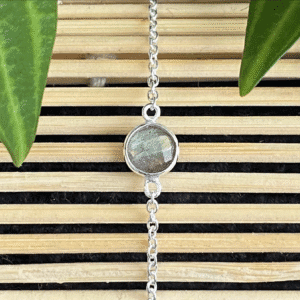 Zilveren armbandje Labradoriet