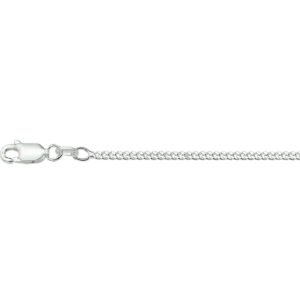 Zilveren ketting Gourmet 21mm 2